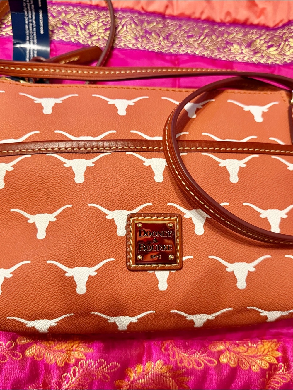 Dooney & Bourke Texas Longhorns Crossbody Bag Purse NWT